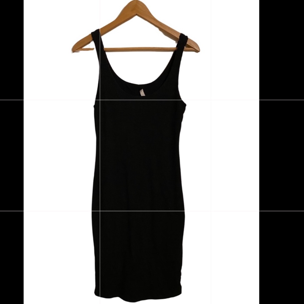 Lush Ribbed Body-con Tank Dress